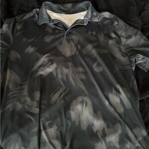 Under Armour Dark Camouflage Polo Shirt